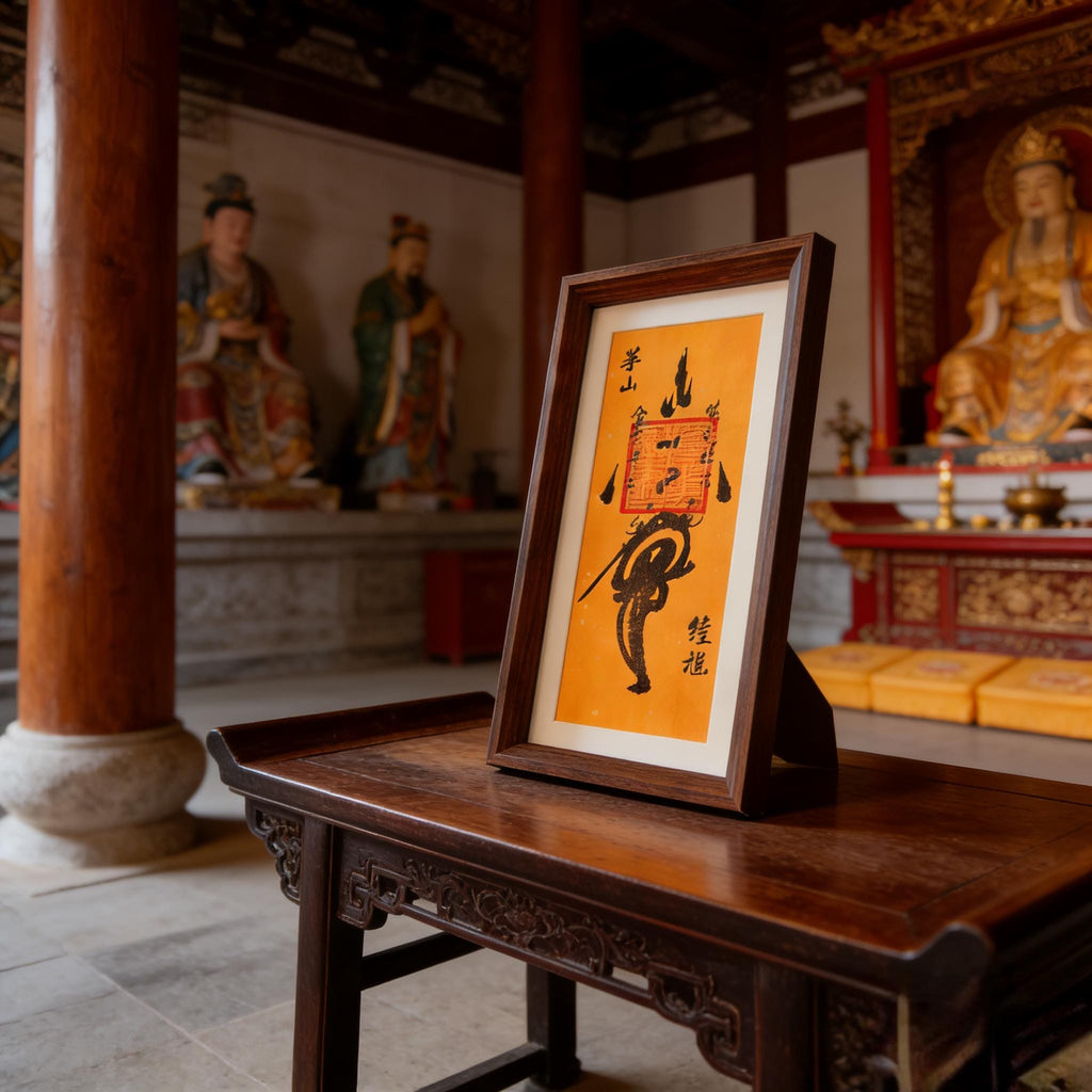 Zhong Kui Protection Talisman–Handcrafted Taoist Home Guardian Charm Ritual-Blessed Feng Shui Amulet Decor Customizable…